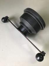 castanha com canopla e borracha